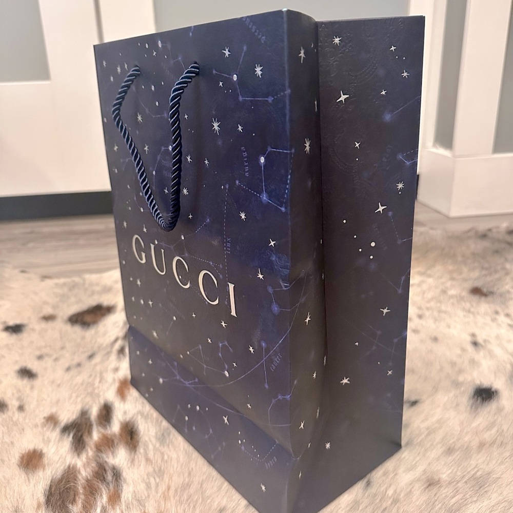 Gucci Blue Star Astronomy Small Shopping bag